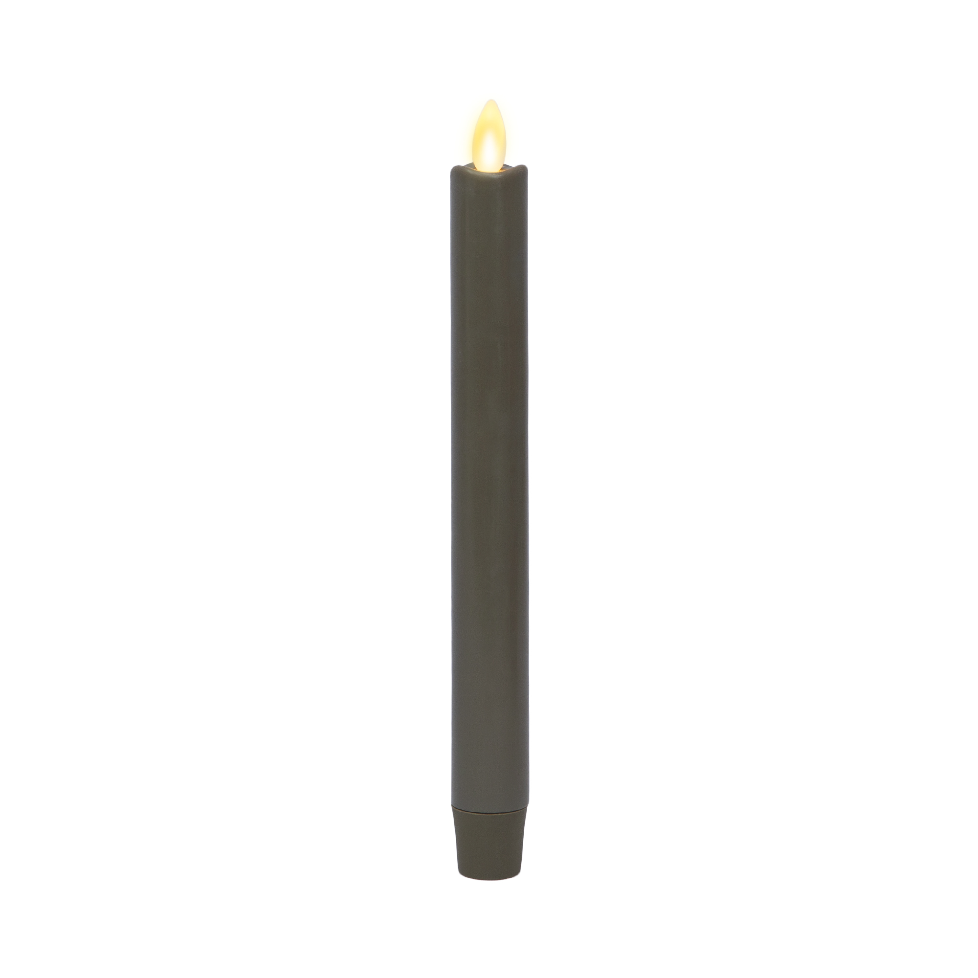 Stone Grey Flameless Candle Taper