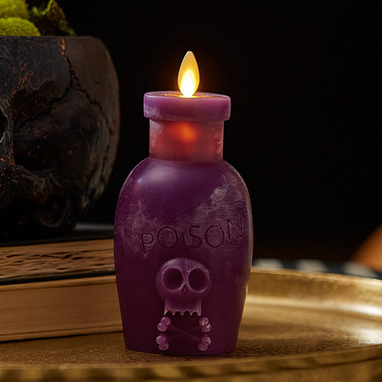 Imperial Purple Chalky Flameless Candle Poison Bottle