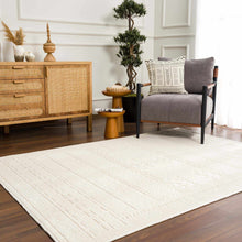 Load image into Gallery viewer, Bahar Cream Washable Area Rug
