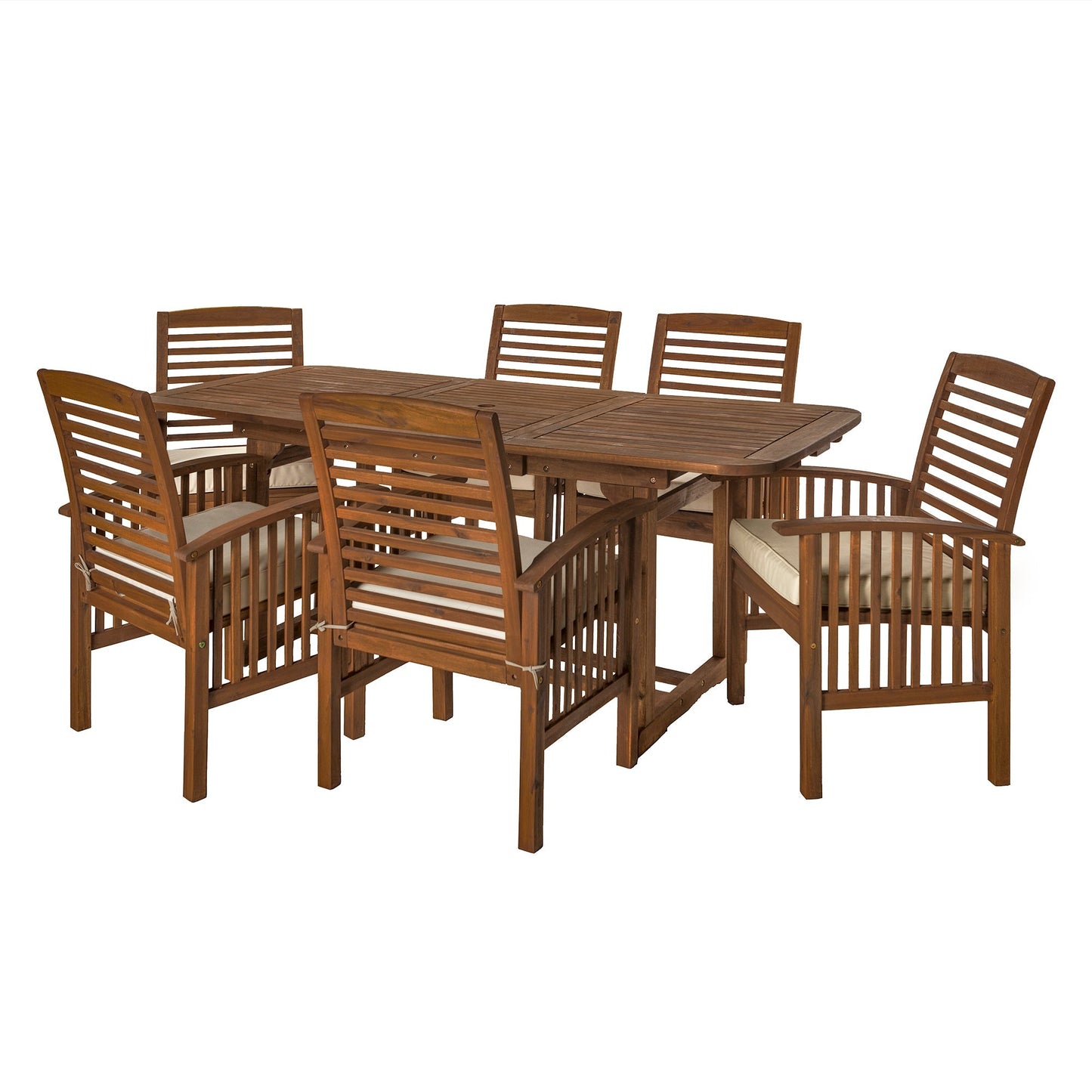 Midland 7-Piece Outdoor Patio Dining Set with Cushions
