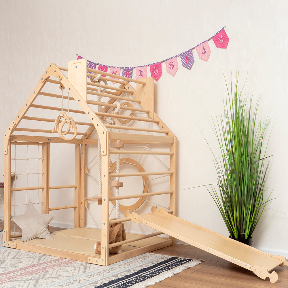 Wooden Climbing Playhouse