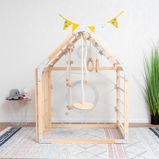 Wooden Climbing Playhouse