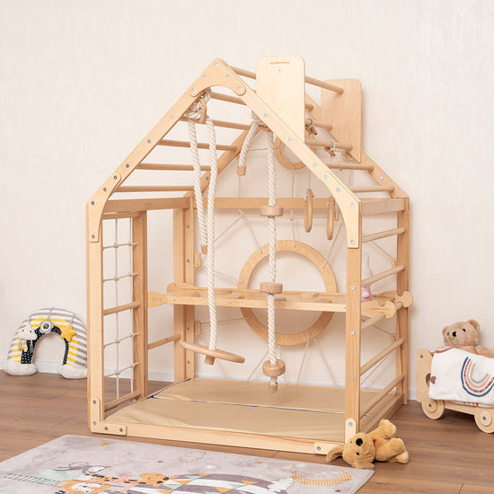 Wooden Climbing Playhouse