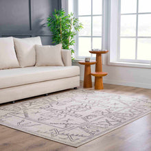 Load image into Gallery viewer, Divya Cream &amp; Charcoal Area Rug
