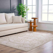 Load image into Gallery viewer, Divya Cream &amp; Gold Area Rug
