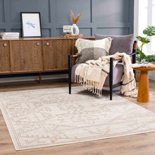 Load image into Gallery viewer, Divya Cream &amp; Gold Area Rug
