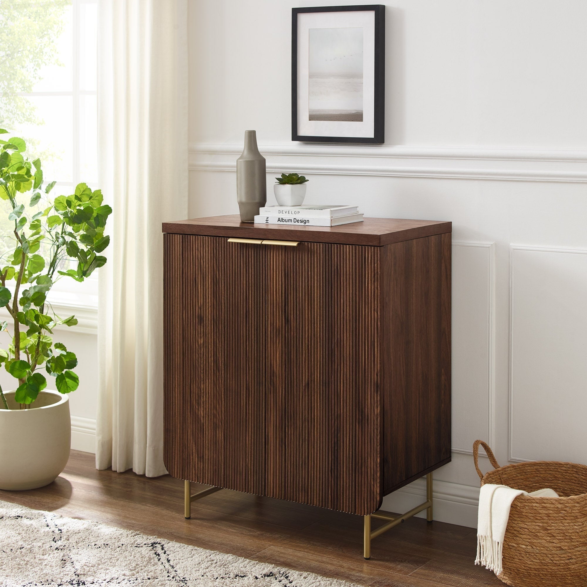 Reema Scandinavian Accent Cabinet