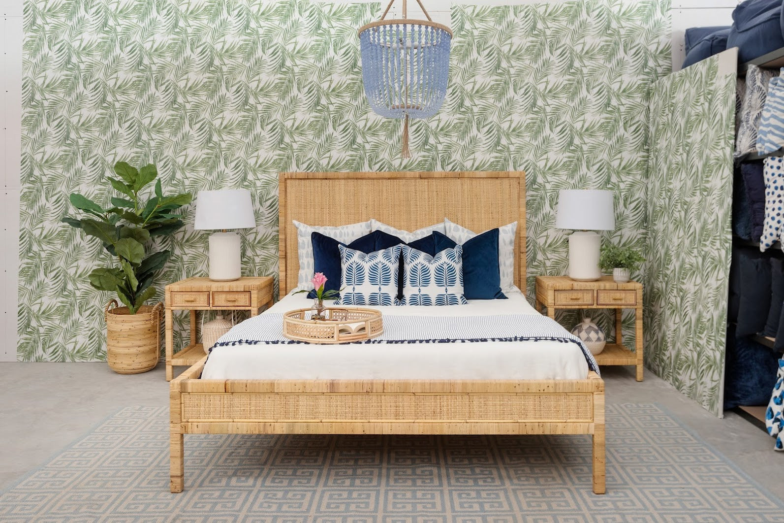 Hayes Rattan Bed