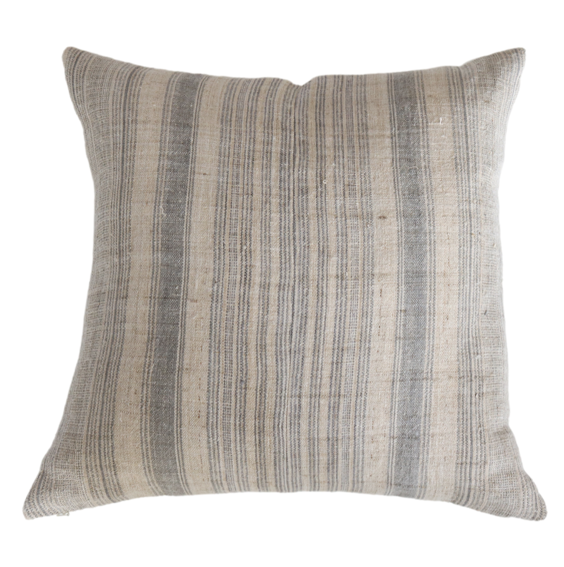 Marin Gray Stripe Pillow Cover