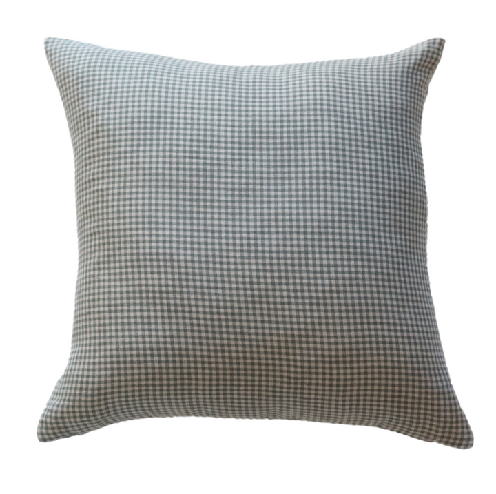 Gingham Green Pillow Cover