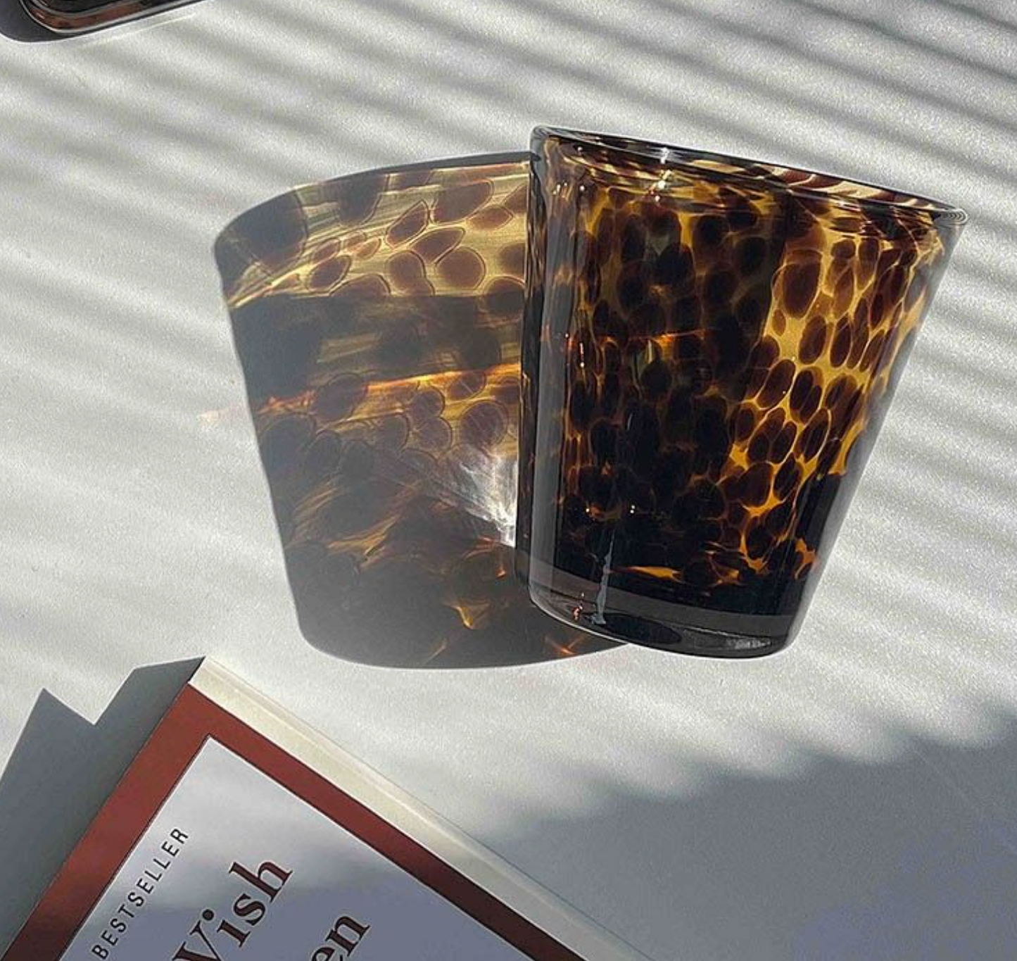 Retro Tortoiseshell Handmade Glass