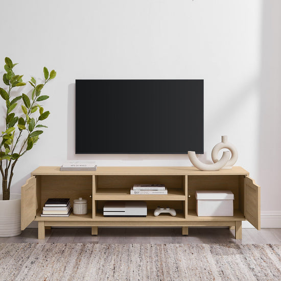 Tromso Modern 2-Door TV Stand for TVs up to 65”