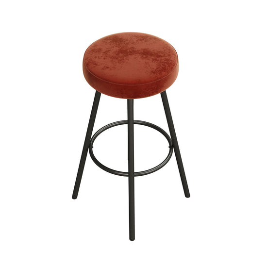 Twyla 2-Piece Glam Swivel-Seat Barstool Set