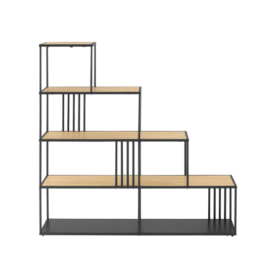 Vulcan Minimalist Divider Bookshelf with Slats