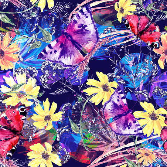 Stylish Brightly Floral Wallpaper Vogue
