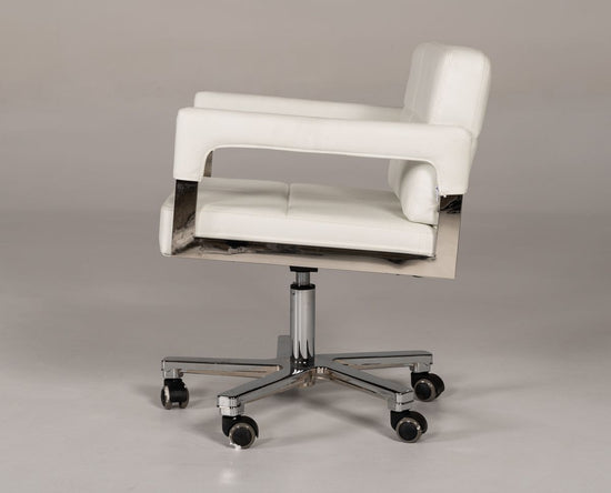 Modrest Craig Modern White Bonded Leather Office Chair