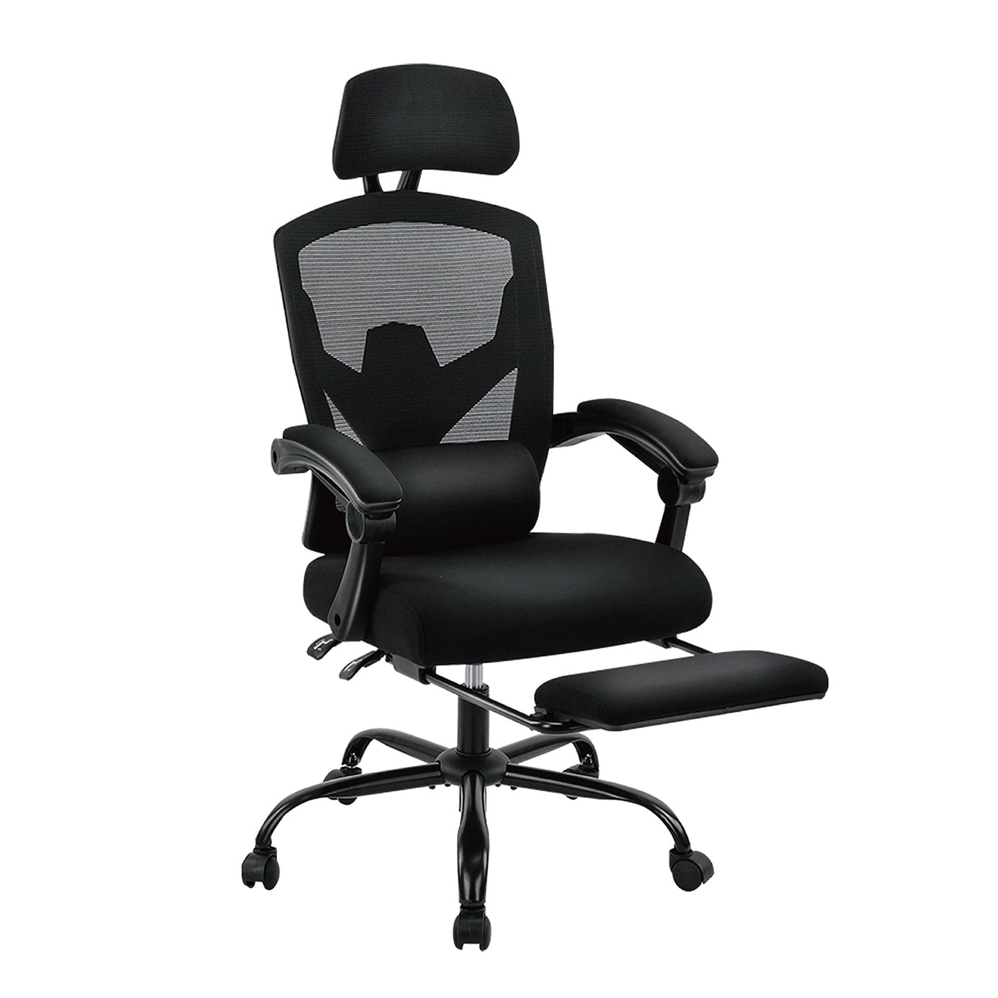 Walker Edison - Mesh High Back Ergonomic Office Chair Lumbar Support Pillow Computer Desk Chair