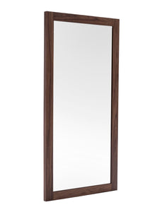 Modrest Amberlie - Modern Walnut Floor Mirror