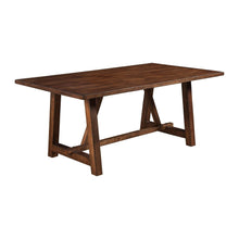 Load image into Gallery viewer, Arendal Trestle Dining Table, Burnished Dark Oak
