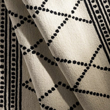 Load image into Gallery viewer, Tamayo Cream &amp; Black Wool Rug
