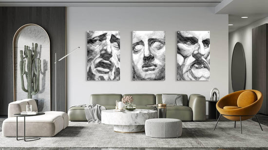 Art Picture Print Set of 3 Prints Modern Wall Art Modern Artwork