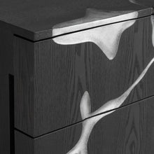 Load image into Gallery viewer, Modrest Aspen - Modern Matte Brown Ash &amp; Silver Dresser
