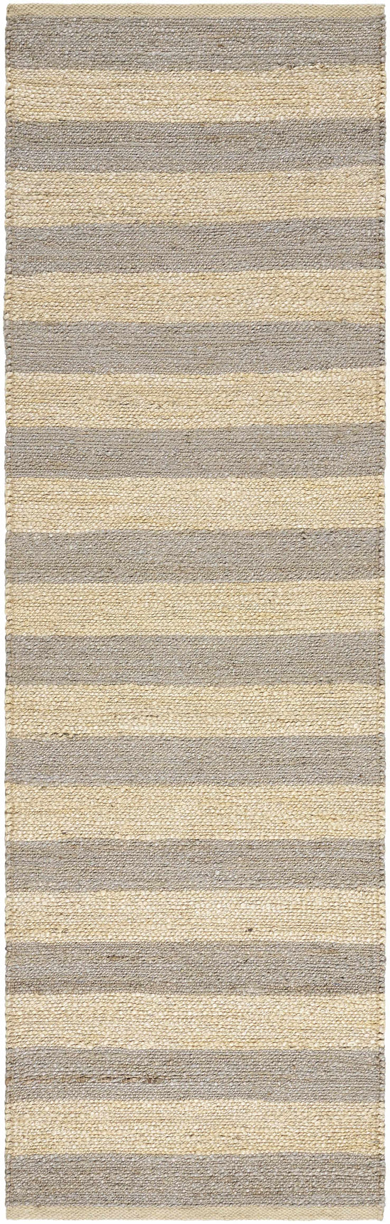 Ilkay Block Stripe Jute Rug