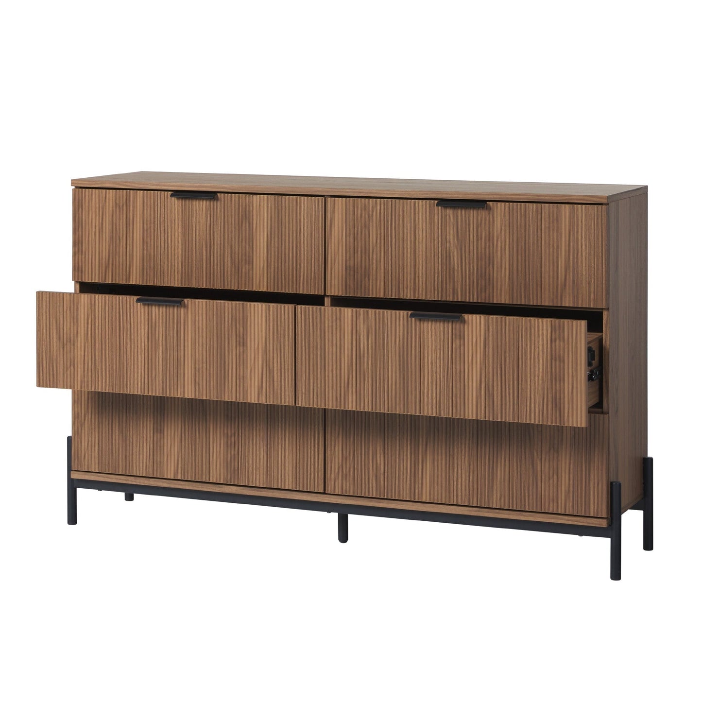 Paris Modern Scandinavian Reeded Dresser