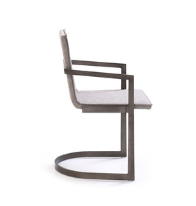 Jago - Modern White Wash Grey Dining Chair