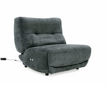 Load image into Gallery viewer, Divani Casa Basil - Modern Dark Grey Fabric Large Electric Recliner Chair
