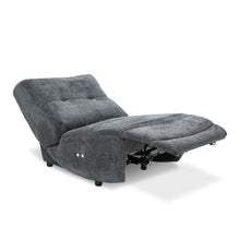 Load image into Gallery viewer, Divani Casa Basil - Modern Dark Grey Fabric Small Electric Recliner Chair

