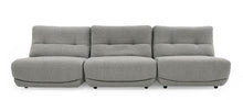 Load image into Gallery viewer, Divani Casa Basil - Modern Grey Fabric Large Sofa With 3 Electric Recliners
