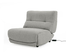 Load image into Gallery viewer, Divani Casa Basil - Modern Grey Fabric Large Electric Recliner Chair
