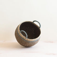 Load image into Gallery viewer, Brown Rounded Basket with Handles

