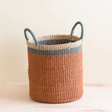 Load image into Gallery viewer, Coral Floor Basket with Handle

