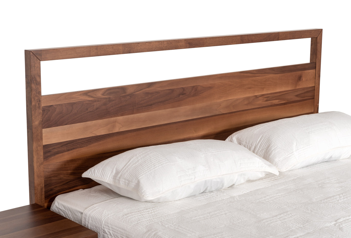 Queen Nova Domus Berlin - Modern Walnut Bed