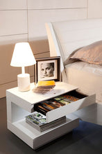 Load image into Gallery viewer, Modrest Esso Modern White Glossy Nightstand
