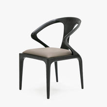 Load image into Gallery viewer, Modrest Campbell - Mid-Century Modern Grey &amp; Black Ash Dining Chair
