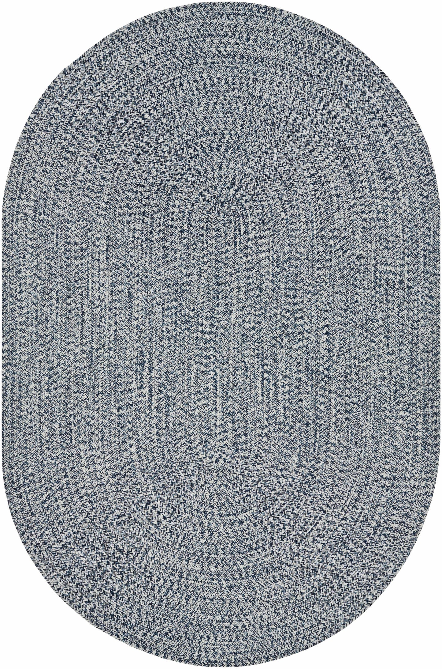 Braided Faux Jute Rug, Blue