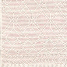 Load image into Gallery viewer, Ramsbury Pink Trellis Wool Rug
