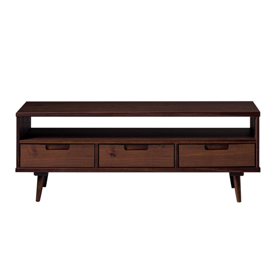 Sloane 48" 3-Drawer Solid Wood Coffee Table