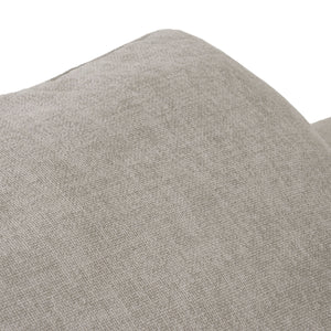Divani Casa Corinth - Modern Gray Fabric Sectional Sofa with 3 Power Recliners
