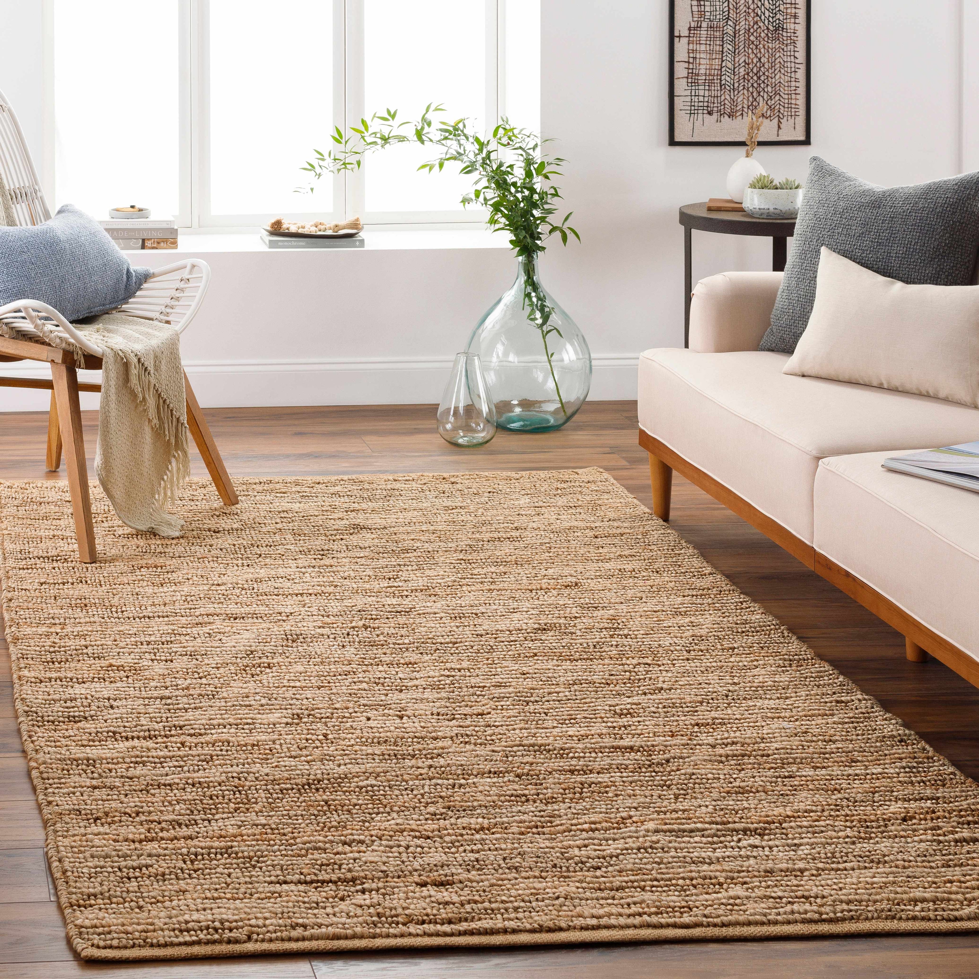 Glover Braided Jute Rug, Natural Jute