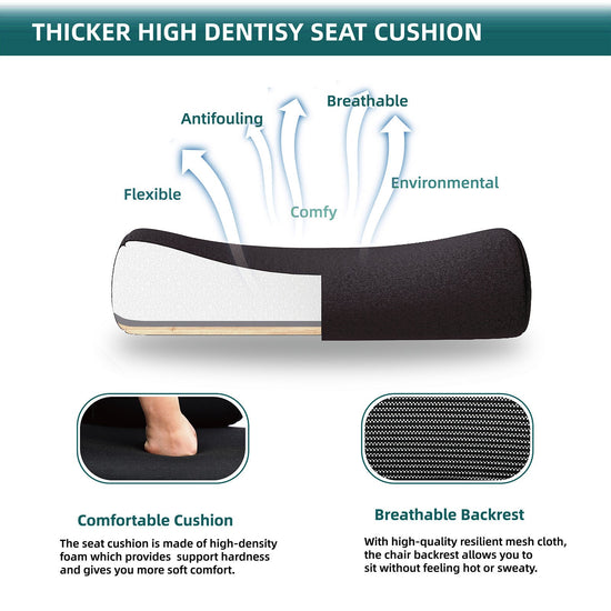 Walker Edison - Mesh High Back Ergonomic Office Chair Lumbar Support Pillow Computer Desk Chair