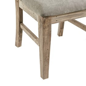 Oliver Dining Side Chair, Natural/Grey (Set of 2)