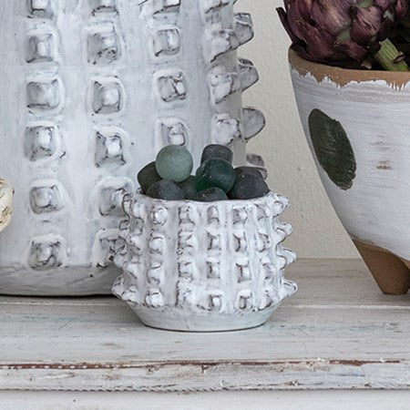 Sculptural Planter with Raised Dots, Small