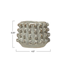 Load image into Gallery viewer, Sculptural Planter with Raised Dots, Small

