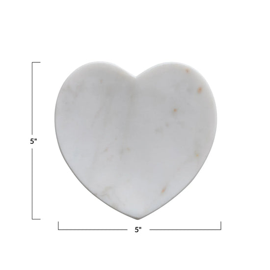 Heart Shaped Marble Dish