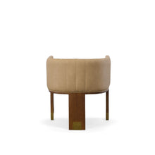Load image into Gallery viewer, Modrest Elati - Tan Vegan Leather Dining Chair
