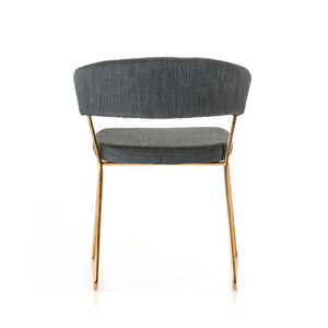 Ashland - Modern Grey & Rosegold Dining Chair (Set of 2)